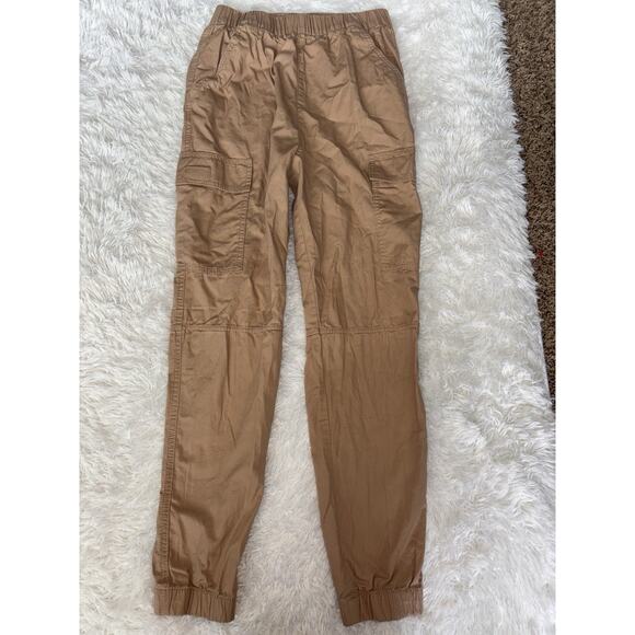H&M kids sz. 20 classic khaki pull on cargo pants. Cute, great shape - Picture 1 of 8